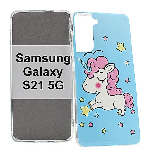 billigamobilskydd.se TPU-Designkotelo Samsung Galaxy S21 5G (G991B)