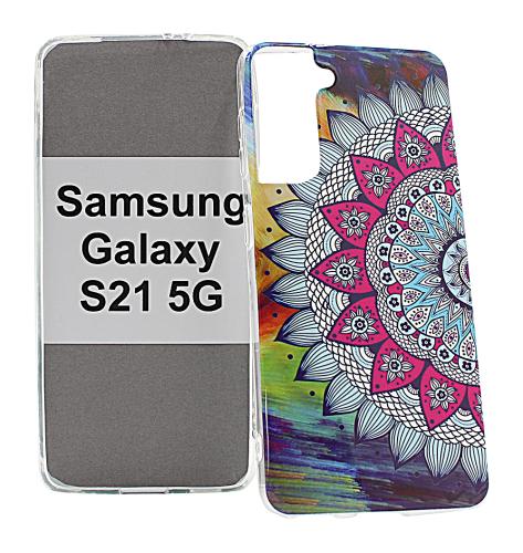 billigamobilskydd.se TPU-Designkotelo Samsung Galaxy S21 5G (G991B)