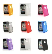 Coverin S-Line TPU-muovikotelo iPhone 4
