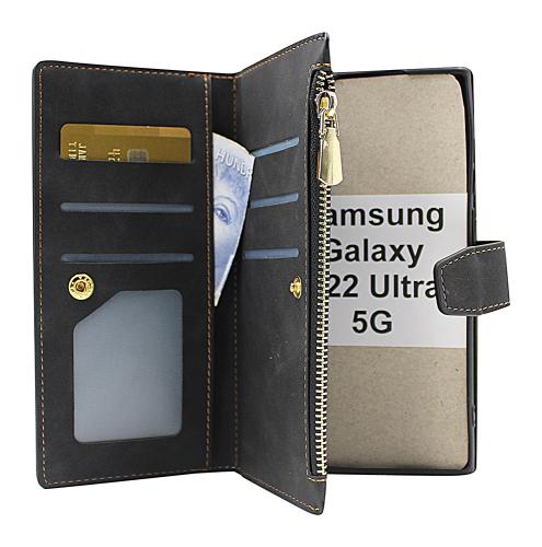 billigamobilskydd.se XL Standcase Luksuskotelo puhelimeen Samsung Galaxy S22 Ultra 5G