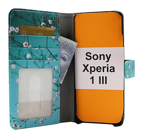 Coverin Skimblocker Design Magneettilompakko Sony Xperia 1 III (XQ-BC52)