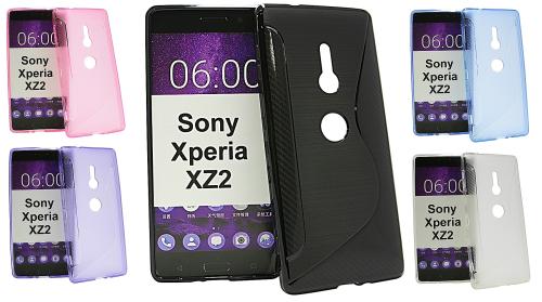 billigamobilskydd.se S-Line TPU-muovikotelo Sony Xperia XZ2 (H8266)
