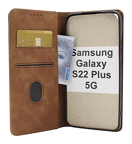 billigamobilskydd.se Fancy Standcase Wallet Samsung Galaxy S22 Plus 5G