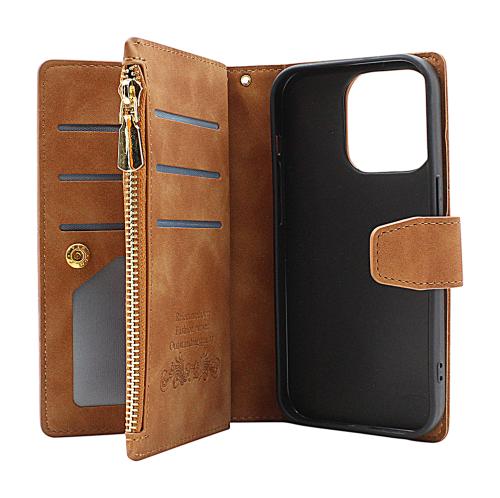billigamobilskydd.se XL Standcase Luksuskotelo puhelimeen iPhone 14 Pro (6.1)