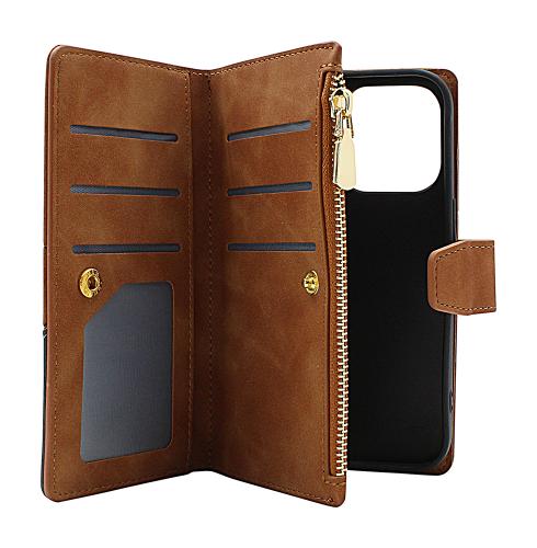 billigamobilskydd.se XL Standcase Luksuskotelo puhelimeen iPhone 14 Pro (6.1)