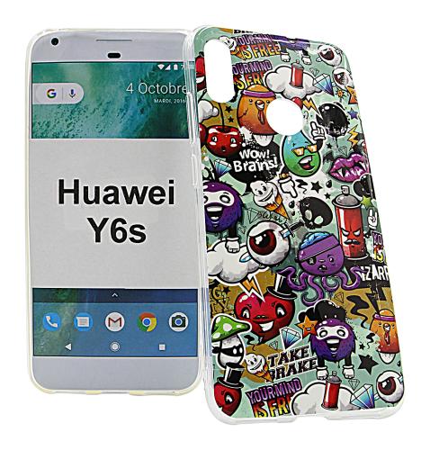 billigamobilskydd.se TPU-Designkotelo Huawei Y6s