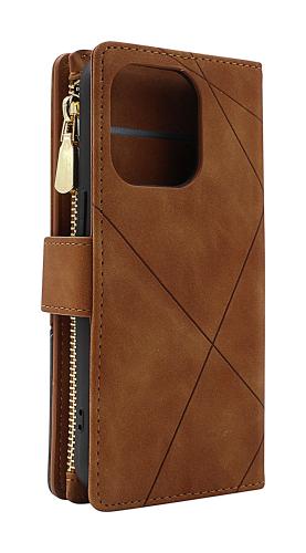 billigamobilskydd.se XL Standcase Luksuskotelo puhelimeen iPhone 14 Pro (6.1)