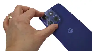 Coverin Lasi Kameralle Motorola Moto G17 / G17 Power