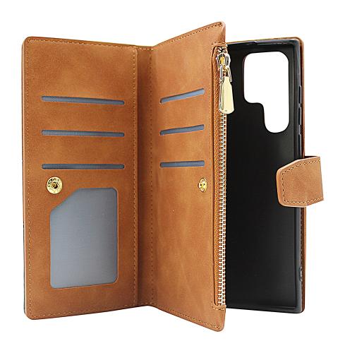 billigamobilskydd.se XL Standcase Luksuskotelo puhelimeen Samsung Galaxy S22 Ultra 5G