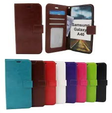 billigamobilskydd.se Crazy Horse Lompakko Samsung Galaxy A40 (A405FN/DS)