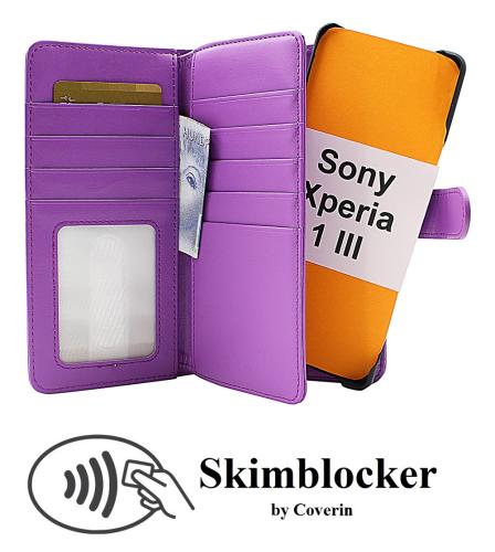 Coverin Skimblocker XL Magnet Wallet Sony Xperia 1 III (XQ-BC52)