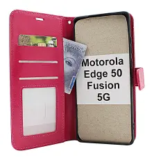 Coverin Crazy Horse Motorola Edge 50 Fusion 5G Puhelimen Kuoret