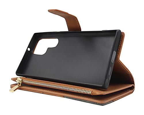 billigamobilskydd.se XL Standcase Luksuskotelo puhelimeen Samsung Galaxy S22 Ultra 5G