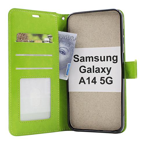 billigamobilskydd.se Crazy Horse Lompakko Samsung Galaxy A14 4G / 5G
