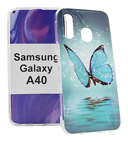 billigamobilskydd.se TPU-Designkotelo Samsung Galaxy A40 (A405FN/DS)