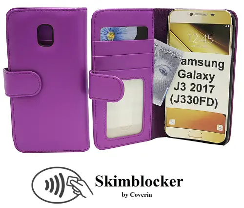 Coverin Skimblocker Lompakkokotelot Samsung Galaxy J3 2017 (J330FD)