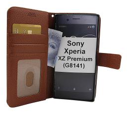 Coverin New Jalusta Lompakkokotelo Sony Xperia XZ Premium (G8141)