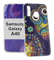 billigamobilskydd.se TPU-Designkotelo Samsung Galaxy A40 (A405FN/DS)