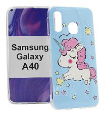 billigamobilskydd.se TPU-Designkotelo Samsung Galaxy A40 (A405FN/DS)