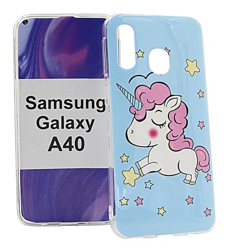 billigamobilskydd.se TPU-Designkotelo Samsung Galaxy A40 (A405FN/DS)