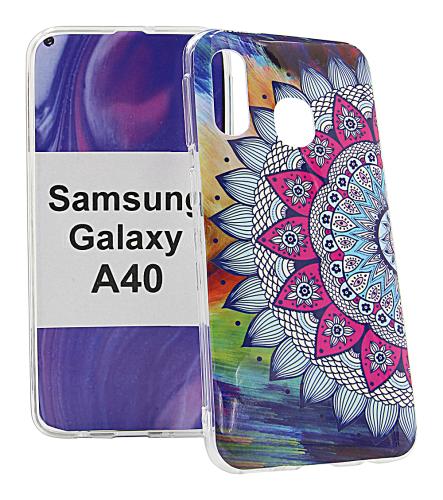 billigamobilskydd.se TPU-Designkotelo Samsung Galaxy A40 (A405FN/DS)