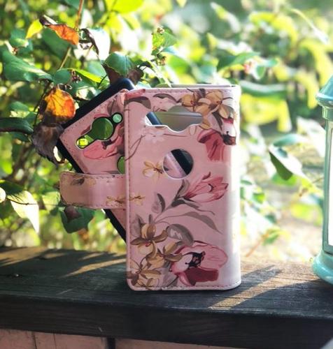 Coverin Skimblocker Design Magneettilompakko Sony Xperia XZ2 Compact (H8324)