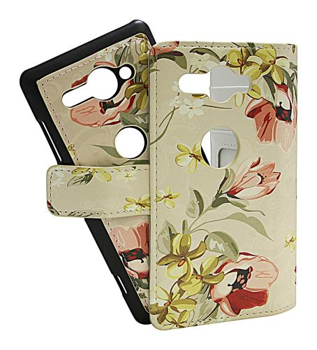 Coverin Skimblocker Design Magneettilompakko Sony Xperia XZ2 Compact (H8324)