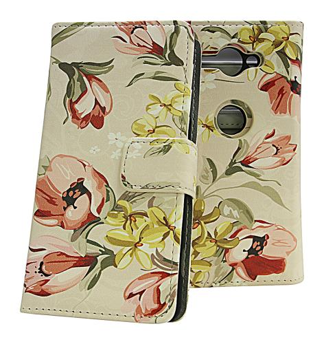 Coverin Skimblocker Design Magneettilompakko Sony Xperia XZ2 Compact (H8324)