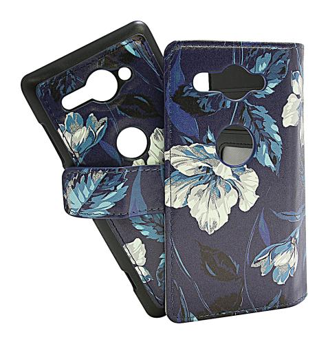 Coverin Skimblocker Design Magneettilompakko Sony Xperia XZ2 Compact (H8324)