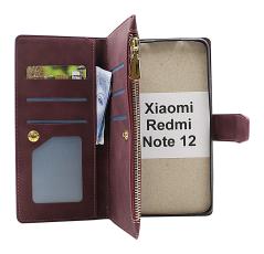billigamobilskydd.se XL Standcase Luksuskotelo puhelimeen Xiaomi Redmi Note 12