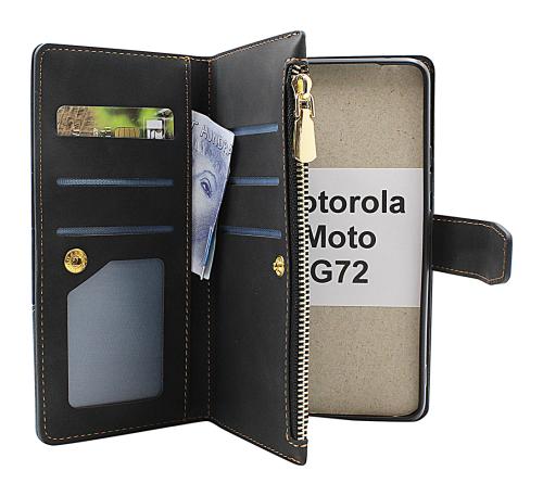 billigamobilskydd.se XL Standcase Luksuskotelo puhelimeen Motorola Moto G72