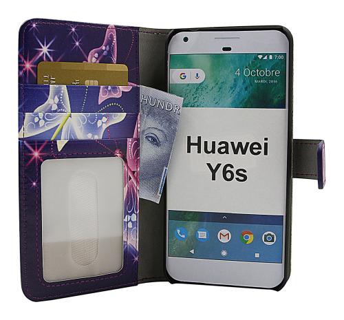 billigamobilskydd.se Skimblocker Design Magneettilompakko Huawei Y6s