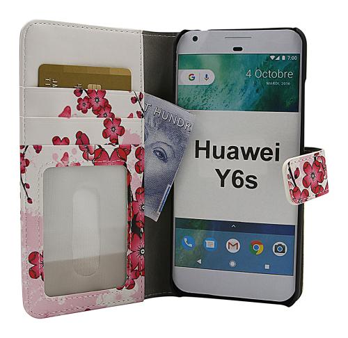 Coverin Skimblocker Design Magneettilompakko Huawei Y6s