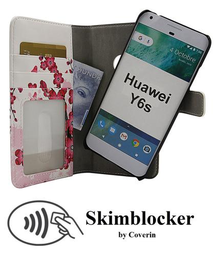 Coverin Skimblocker Design Magneettilompakko Huawei Y6s