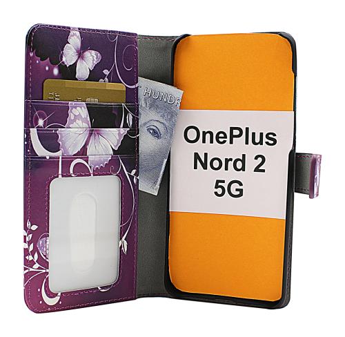 Coverin Skimblocker Design Magneettilompakko OnePlus Nord 2 5G