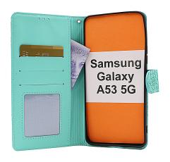 billigamobilskydd.se Flower Standcase Wallet Samsung Galaxy A53 5G (A536B)