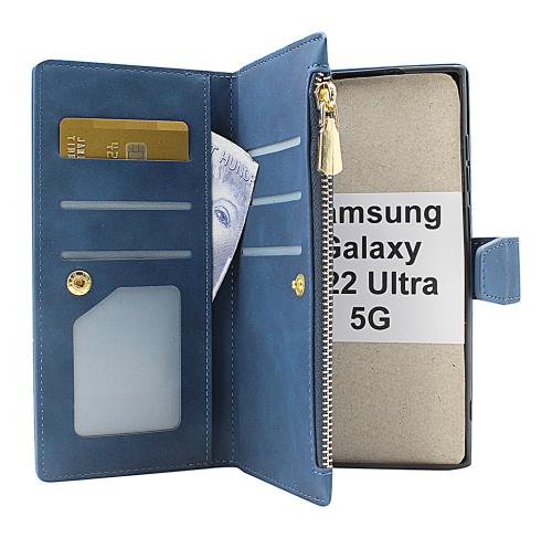 billigamobilskydd.se XL Standcase Luksuskotelo puhelimeen Samsung Galaxy S22 Ultra 5G