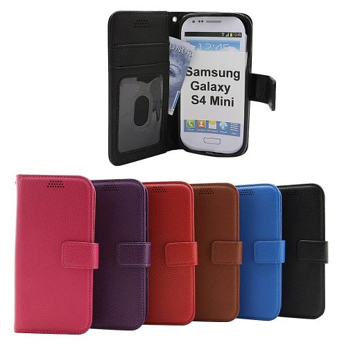 billigamobilskydd.se New Jalusta Lompakkokotelo Samsung Galaxy S4 Mini (i9195/i9190)