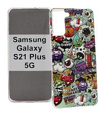 billigamobilskydd.se TPU-Designkotelo Samsung Galaxy S21 Plus 5G (G996B)