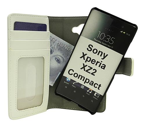 Coverin Skimblocker Design Magneettilompakko Sony Xperia XZ2 Compact (H8324)