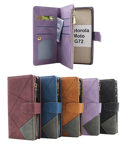 billigamobilskydd.se XL Standcase Luksuskotelo puhelimeen Motorola Moto G72