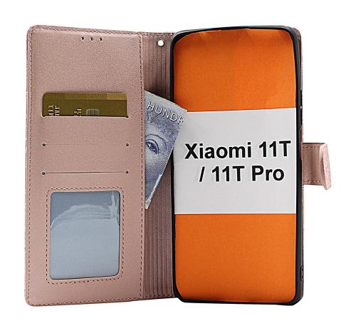 billigamobilskydd.se Flower Standcase Wallet Xiaomi 11T / Xiaomi 11T Pro