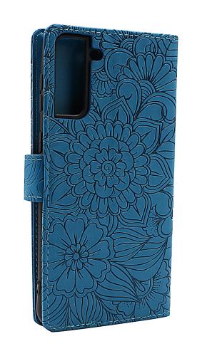 billigamobilskydd.se Flower Standcase Wallet Samsung Galaxy S21 Plus 5G (G996B)