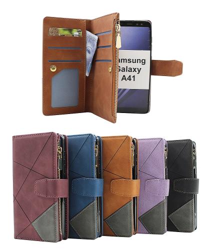 billigamobilskydd.se XL Standcase Luksuskotelo puhelimeen Samsung Galaxy A41 (SM-A415F/DSN)