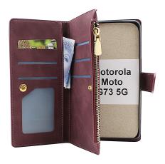billigamobilskydd.se XL Standcase Luksuskotelo puhelimeen Motorola Moto G73 5G