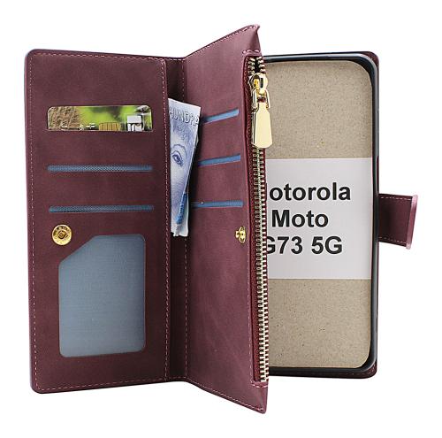 billigamobilskydd.se XL Standcase Luksuskotelo puhelimeen Motorola Moto G73 5G