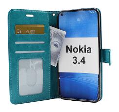 Coverin Crazy Horse Lompakko Nokia 3.4