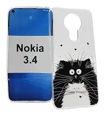 billigamobilskydd.se TPU-Designkotelo Nokia 3.4