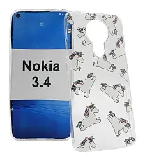 billigamobilskydd.se TPU-Designkotelo Nokia 3.4