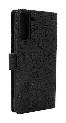 billigamobilskydd.se Flower Standcase Wallet Samsung Galaxy S21 Plus 5G (G996B)